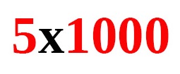 5x1000
